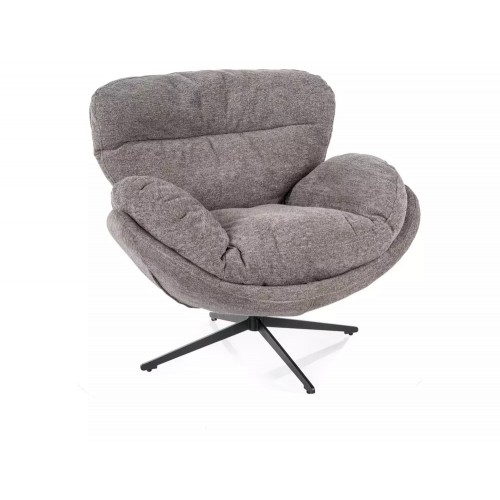 Auduma krēsls FLORENCE RAVEN pelēks Auduma krēsls FLORENCE RAVEN pelēks